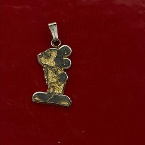 Gold and Silver Cartoon Character Pendant